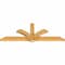 Ekena Millwork Redmond Rough Sawn Timber Gable Bracket, Western Red Cedar, 96"W x 36"H x 4"D x 6"F, 9/12 Pitch GBW096X36X0406RED00RWR - alternate 3